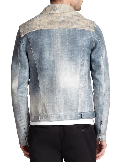 fendi stripped men denim jackets|Fendi jackets for men.